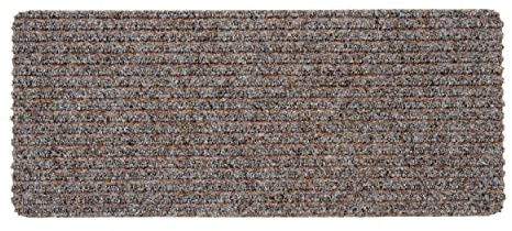 Astra Zerbino interno beige antiscivolo antipolvere - zerbino 25x60 cm idrorepellente - zerbino resistente Rib Line antistatico
