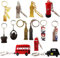 10 London Souvenir Gift Keyrings Souvenirs UK Keychain British England Tags GB Icon Mini Brelock Union Jack Bus Tower UK British Landmark (10 Keychain Souvenir)