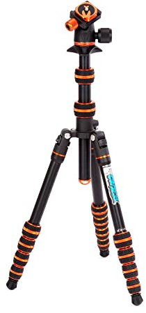 3 Legged Thing Punks Corey 2.0 Magnesium Alloy Ultra-Compact Travel Tripod - Adjustable, Multi-use Camera Tripod with Three Detachable Legs (COREYBLACK2.0)