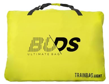 Buds-Sports - Funda de Transporte Para Bicicletas Especial Para Tren - TRAINBag Light - Ultra Ligero y Compacto – Fácil de usar (Amarillo)