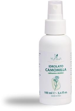 Idrolato di Camomilla - Tonico viso Lenitivo - Acqua Floreale 100% Naturale - Flacone Spray 100 ml - Made in Italy
