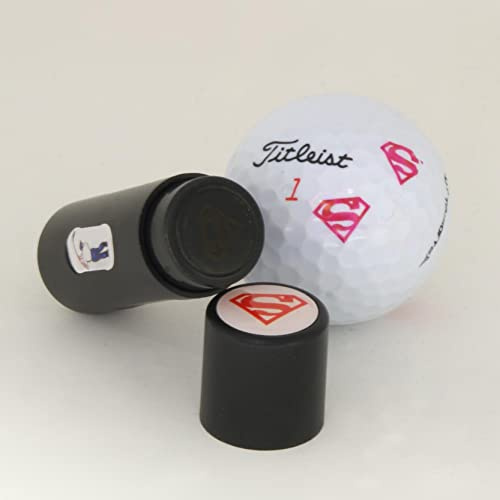DB SPARES Superman Design Tampon pour balle de golf Personnalisez vos balles de golf
