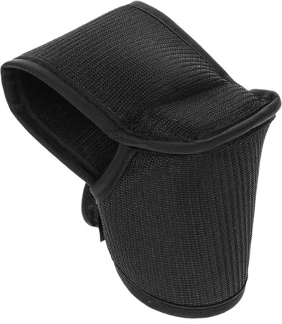 TOBBOMEY Brustschutz für Laufrad kinder fahrrad zubehör Abdeckung für Lenker Lenkerpolster Lenkerabdeckung Mountainbikes Griffabdeckung Kinderwagen Fahrradgriffe Stoff Black