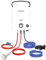 CAMPLUX First 5 Liter Gasdurchlauferhitzer mit Wasserpumpe, LPG, 50mbar, für Campingdusche/Wohnmobilausflug, F5 Pro-DE