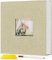 Popotop Fotoalbum zum Selbstgestalten Einkleben,60 Seiten, DIY-Scrapbook, Album für 10 x 15 cm, 20 x 25 cm, Leineneinband, Erinnerungsbuch für Baby-Hochzeit, mit Schaber und Metallstift