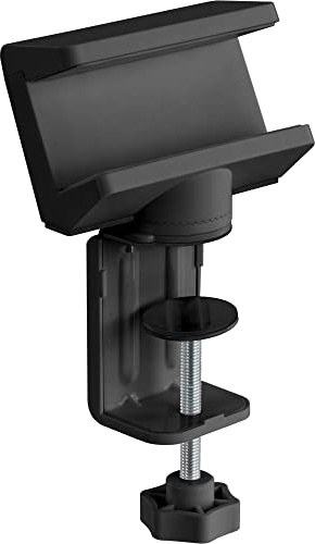 InLine® Tischklemme für Steckdosenleiste, drehbar, Schraubklemme, schwarz