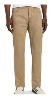 Lee Straight Fit MVP Jeans, Beige (Oscar Khaki), 36W / 34L Hombre
