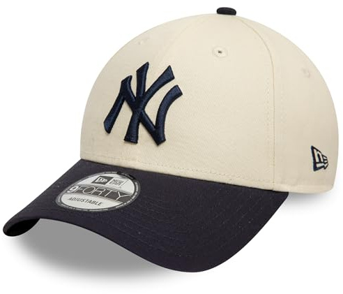 New Era Baseball Cap Colour Block 9Forty New York Yankees Light Navy