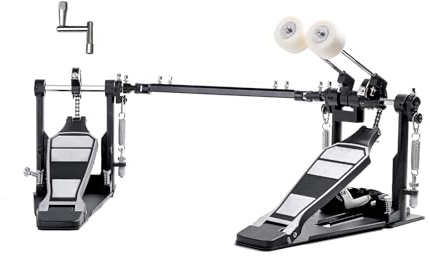 Vaisoeny Doble pedal bombo, double bass drum pedal, accesorios de percusión profesional (V-FK15)