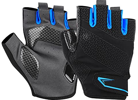EVTSCAN 1Pair Outdoor Bike Radfahren halbe Fingerhandschuhe Anti-Rutsch-Accessoire Sport (M)