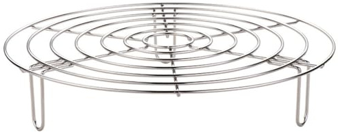STOBAZA Edelstahl Dampfgarer Einsatz 9.25 Zoll Dampfrost Einlegerost Für Gemüse Und Fleisch Mikrowellen Rost 23.5X23.5 cm Dampfgarer Gitter Groß Küchenzubehör