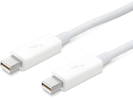 chenyang Cable Thunderbolt de 1.64 pies Thunder-Bolt de 2 puertos a Thunder-Bolt 2 macho a macho, cable de datos de vídeo para Mac 2013 2014 2015