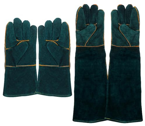 Gants de manutention d'animaux à l'épreuve des morsures - Gants d'entraînement pour chiens résistants, protection renforcée anti-rayures pour un contrôle sûr | Gunts de soudure polyvalents pour la