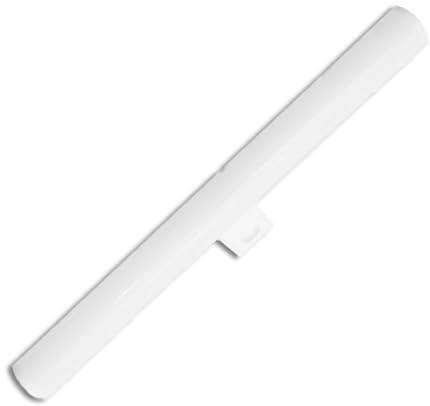 Genérico Linestra LED S14D 30cm 8W Equivalente a 60W 600LM Blanco Cálido 2700K LED Lineal Lámpara Angulo de Haz 180° S14S Bombilla Tubo 1 Casquillo para Cocina Baño Espejo No Regulable