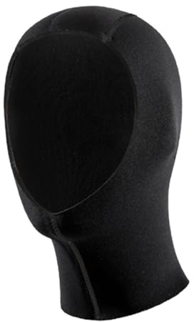 KIXZSAZ Capucha de Buceo para Hombres y Mujeres, Capucha de Neopreno Flexible y cómoda para Surfear y bucear, Gorra elástica Fija en la Cabeza, Impermeable, para natación y, 5 mm L a XL