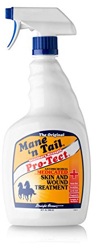 Mane 'n Tail Pro-Tect VETERINARY STRENGTH MEDICATED Skin and Wound Treatment 32 Ounce Spray