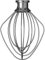 KitchenAid SCHNEEBESEN FÜR MITTELGROSSE KÜCHENMASCHINEN MIT KIPPBAREM MOTORKOPF 5K452WW