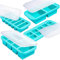 Souper Cubes Coffret cadeau, plateaux 1 tasse 2 tasses 1/2 tasse et 2 cuillères à soupe avec couvercles