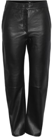 YAS Line HMW - Pantaloni in Pelle Noos, Nero, S