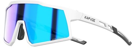 KAPVOE Lunettes de Soleil Polarisées pour Enfants Lunettes Cyclisme pour Adolescents Lunettes de Baseball Softball Tennis Protection UV400 Frame TR90 pour Garçons Et Filles Sports Cyclisme 04