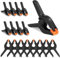 OSDUE Pince à Ressort, 8+8 Pièces Noir Pince Polyvalente (2/3 pouces), pince serre joint avec mobiles mâchoires, Pour Travaux du Bois, photographie, arrière-plan, jardin, terrasse, artisanat
