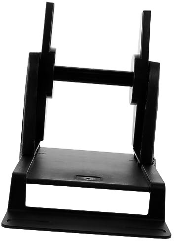 VILLCASE Manueller Etikettenhalter Etikettenständer 1 Stück -etikettendruckerhalter für Druckerzubehör Schwarz