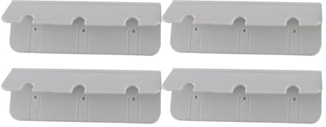 Hoite 4PCS Boat Seat Hook Clip, Inflatable Boat Seat Hook Mounts Portable PVC Replacement for Canoes for Yachts，Grey