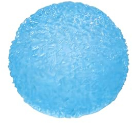 Textured Stress Ball,2.36 Sensory Fidget For Kids & Adults, Malt Sugar Squishy Fidget Toys - Slow Rise Gel Ball - Stretchy Squeeze Stress Relief Balls for Anxiety (big blue)