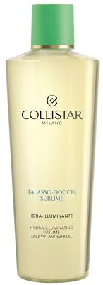 Collistar TALASSO Ducha Sublime Hydra-Iluminating Gel Limpiador de Aceite con Niacinamida, Hidrata, Ilumina y Unifica la Piel, 400 ml