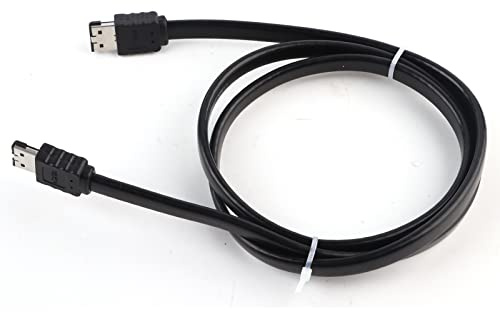 Generic Seriell ATA-kabel, Höghastighets ESATA-datakabel, Idealisk för Externa Hårddiskar, 1 Meter Lång, Rent Kopparmaterial