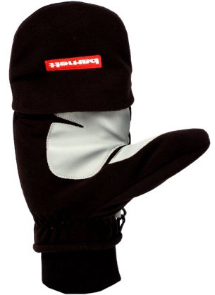 Barnett NBG-02 fingerhandskar med kappa vintersport svart Small
