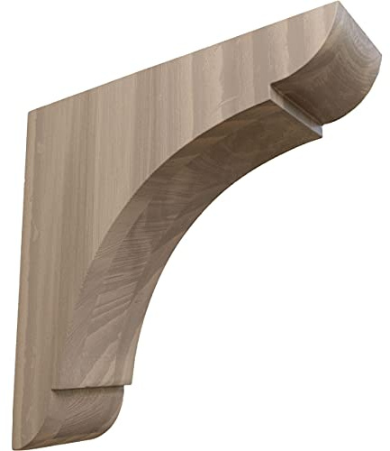 Ekena BKTW01X06X06OLWA 1 3/4-Inch Width x 6-Inch Depth x 6-Inch Height Small Olympic Wood Bracket - Walnut