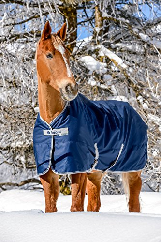 Bucas Freedom Turnout Pony Light - Navy/Silver, Groesse:100
