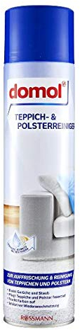 domol Detergente per tappeti e tappezzeria, per rinfrescare e pulire tappeti e tappezzeria, rimuove lo sporco dalle fibre, 600 ml