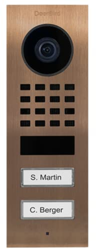 DoorBird D1102V ENC FM B Video-Türsprechanlage, Bronze