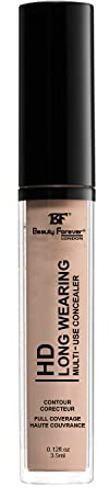 Beauty Forever HD Long Wearing Multi-use Concealer, Emollient Rich Formula, Creamy Blend-able Formula, 3.5ml (01 IVORY)