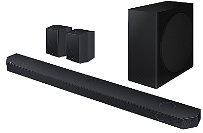 SAMSUNG Soundbar HW-Q930C/ZF Q-Serie, 17 Lautsprecher, Wireless Dolby Atmos, 9.1.4-Kanal-Audio, Q-Simphony, kompatibel mit Alexa und Google Assistant, Black 2023