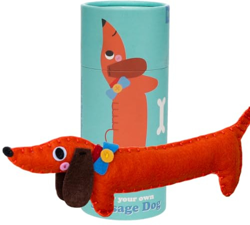 Rex London Plüschtier Nähset “Mini Dackel “: DIY (selber nähen/herstellen) Sew your own Sausage Dog