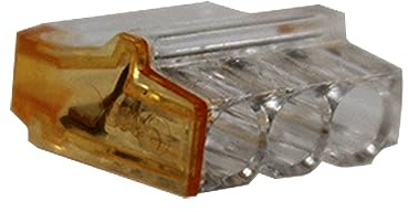 Boîte de 150 Connecteurs transparents MINI 3 entrées BLM