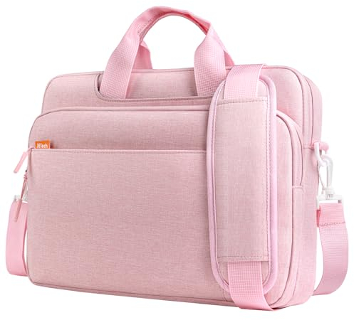 JETech 13 13.3 14 Inch Laptop Bag Case, Waterproof Computer Sleeve Cover Compatible with MacBook Neo (A18 Pro), MacBook Air/Pro 13/14, Surface Book 13.5, HP Pavilion 14, Dell Inspiron 14 (Pink)