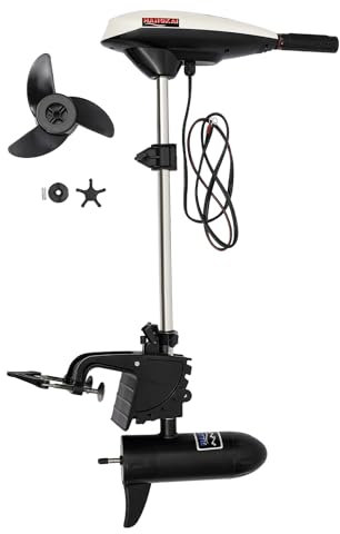 12V Elektromotor Außenborder,Außenbordmotor 65LBS Elektro Bootsmotor Fischerboot Motor,Außenborder Bootsmotor für Schlauchboote und Fischerboote, 40 cm Kurzer Schaft