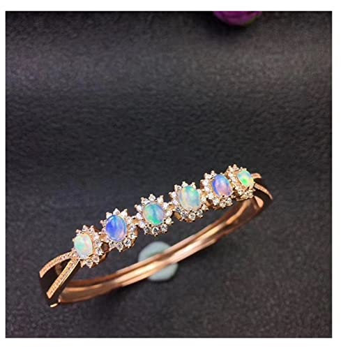 Il miglior Regalo di Fidanzamento Bracciale Opale Bracciale Opale Naturale e Reale Bracciale Opale in Gioielli 925