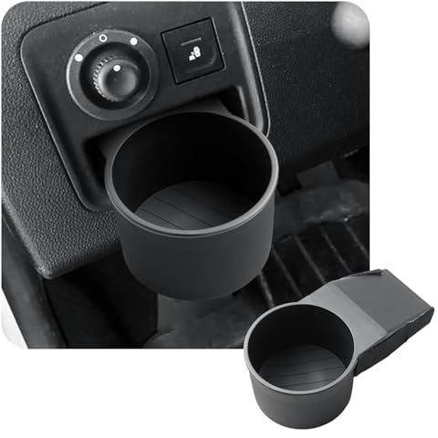 CDEFG Compatible with Dacia Duster 2 2018-2023 Center Console Cup Holder for Mirror Adjuster Car Cup Holder Water Cup Holder Organizer Bottle Holder Duster 2 Accessories
