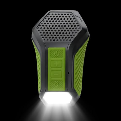Generico Altoparlante Indossabile Senza Fili | Dispositivo per Musica con Luce LED,Altoparlante Da Campeggio - per Corridori Appassionati di Fitness Corsa Palestra Escursionismo Ciclismo Viaggio