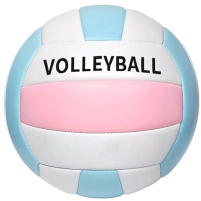 Beachvolleyboll - Mjuk boll för lagsporter 20 cm, övnings- och spelvolleyboll | Slitstarkt gummimaterial, mångsidigt tillbehör för inomhus- och utomhussporter, port