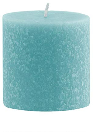 Root Candles Unscented Candles Premium Beeswax Blend Pillar Candle, 3 x 3-Inch, Sky