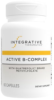 Integrative Therapeutics Active B-Complex - with Choline and Methylfolate - Cellular Energy, Immune Function & Heart Health Support with Vitamins B2, B6 & B12* - Gluten-Free -60 Capsules (30 Servings)