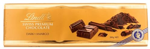Lindt Tableta Gama Oro de chocolate negro, Chocolate Negro suizo, cacao intenso, receta tradicional, chocolate suizo, 300gr