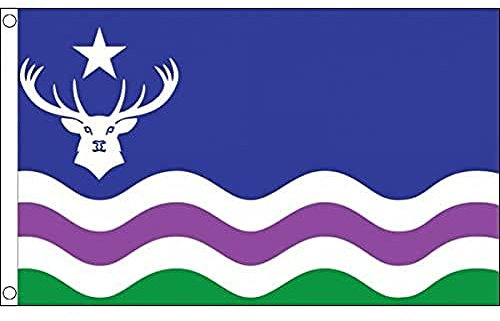 AZ FLAG - Drapeau Parc national d'Exmoor - 150x90 cm - Drapeau D'Exmoor 100% Polyester Avec Oeillets Métalliques Intégrés - Pavillon 110 g