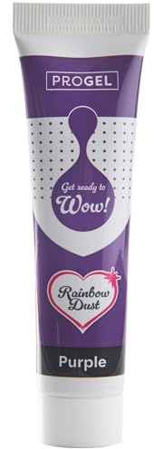 Colorant alimentaire professionnel Rainbow Dust ProGel, violet 25 g